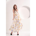 Women's Floral Print Summer Maxi Dress